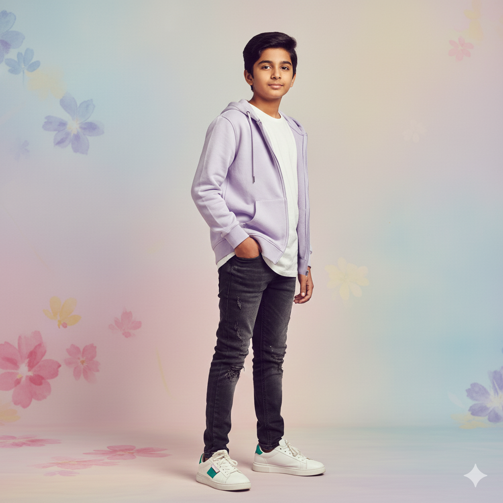 Male Teens portfolio cover