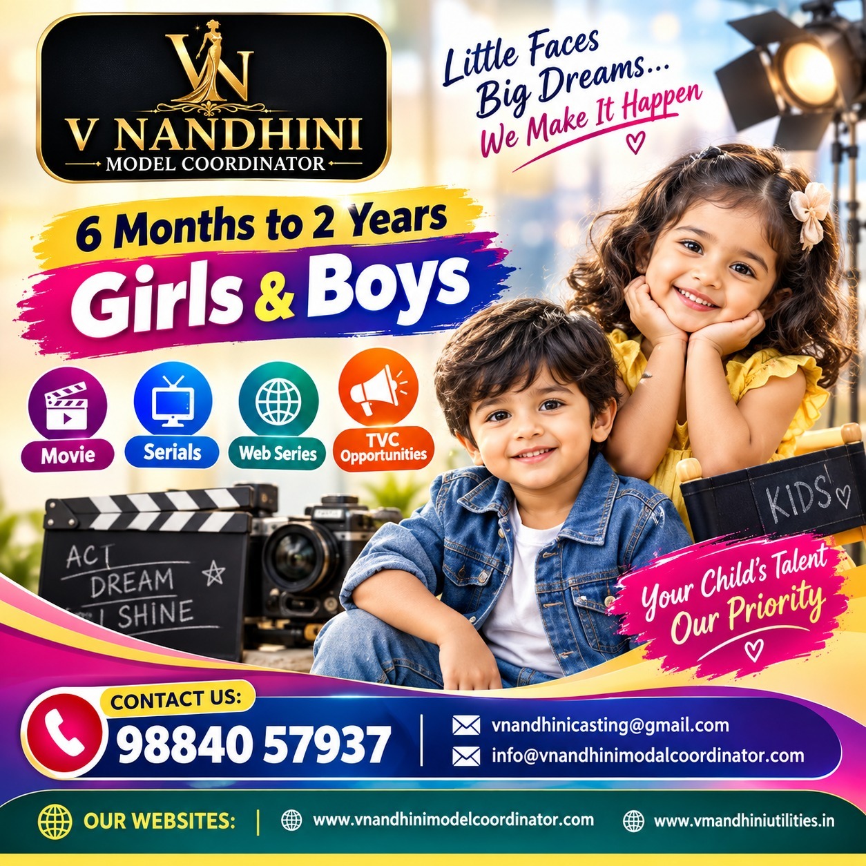 V Nandhini Model Coordinator Teenage Girls Model Recruitment Chennai